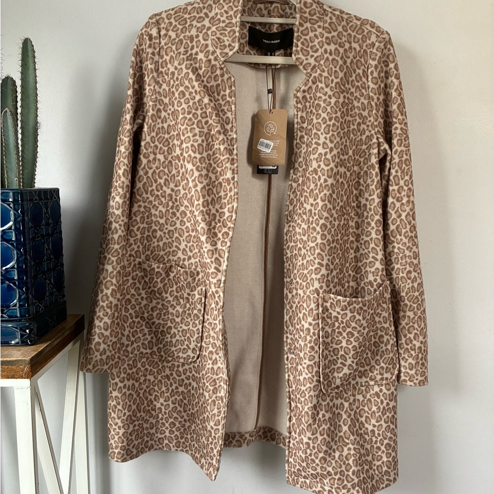 Vero Moda Leopard Print Women's Coat